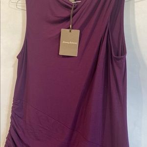 NWT L Tommy Bahama deep purple maxi dress